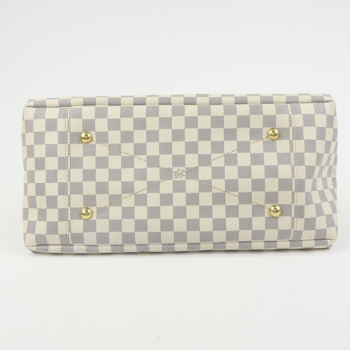 Louis Vuitton Artsy Damier, White, Canvas, Handbag