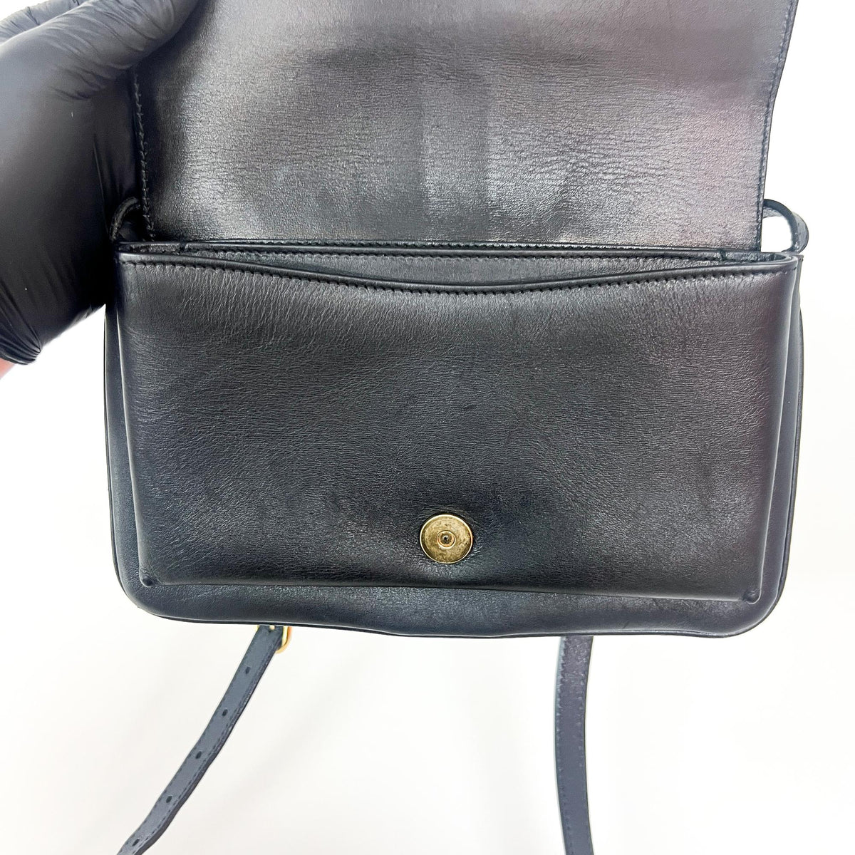 Gucci Arli Leather, Black, Leather, Shoulder Bag