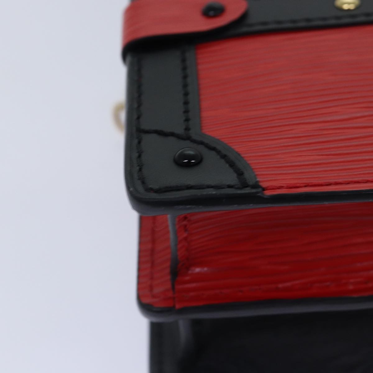 Louis Vuitton Trunk Clutch Epi Leather, Red, Leather, Shoulder Bag