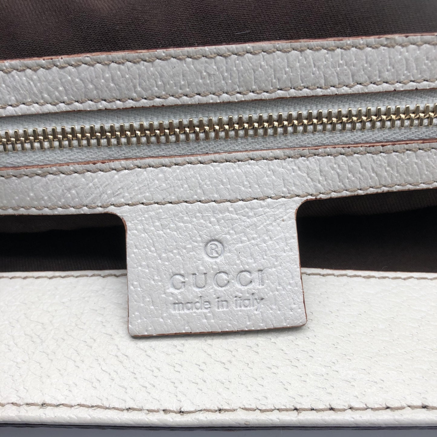 Gucci Treasure Boston GG Canvas and leather, Beige, Canvas, Handbag