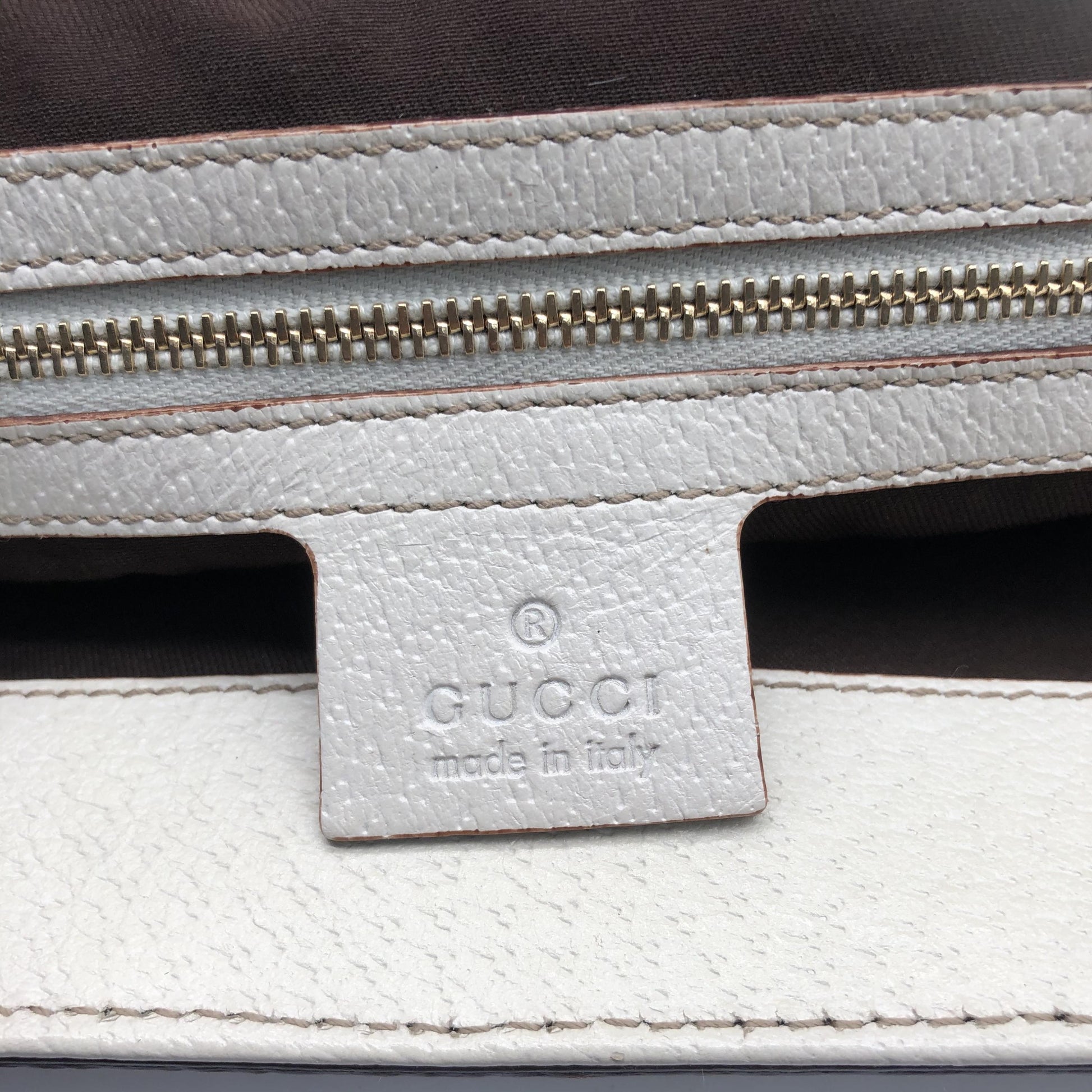 Gucci Treasure Boston GG Canvas and leather, Beige, Canvas, Handbag