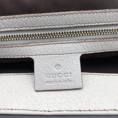 Gucci Treasure Boston GG Canvas and leather, Beige, Canvas, Handbag