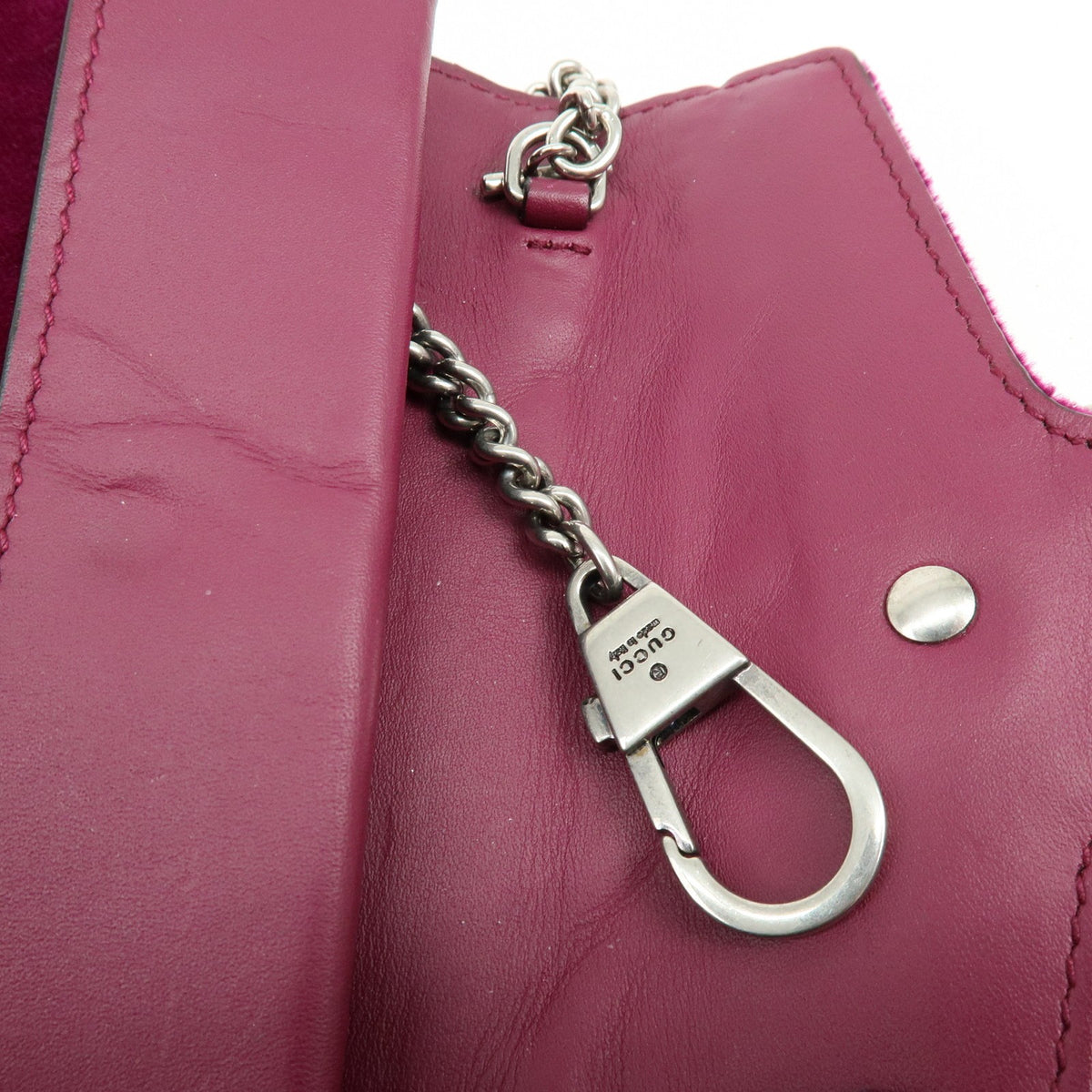 Gucci Dionysus Velvet, Purple, Velvet, Handbag