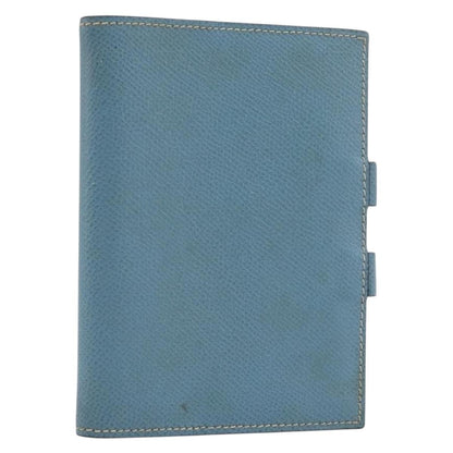 Hermes Vision Agenda Cover Leather, Blue, Leather, Briefcase