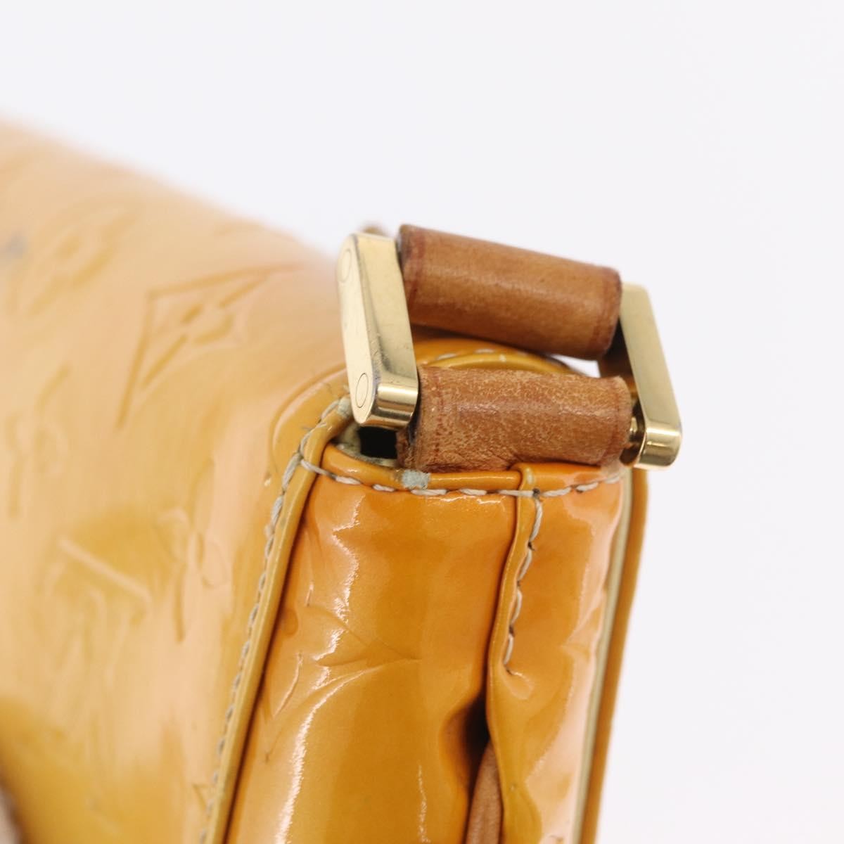 Louis Vuitton Thompson Street Monogram Vernis, Yellow, Patent Leather, Shoulder Bag