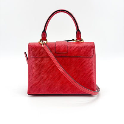 Louis Vuitton Locky Epi Leather, Red, Leather, Handbag