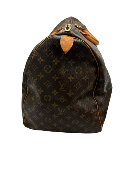 Louis Vuitton Keepall Monogram Canvas, Brown, Canvas, Travel Bag