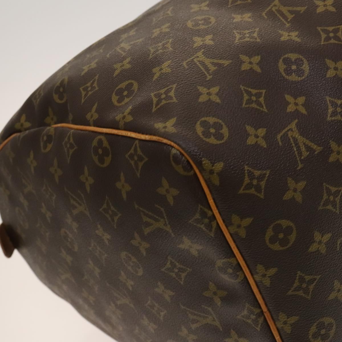 Louis Vuitton Keepall Bag Monogram Canvas, BROWN, CANVAS, Travel bag