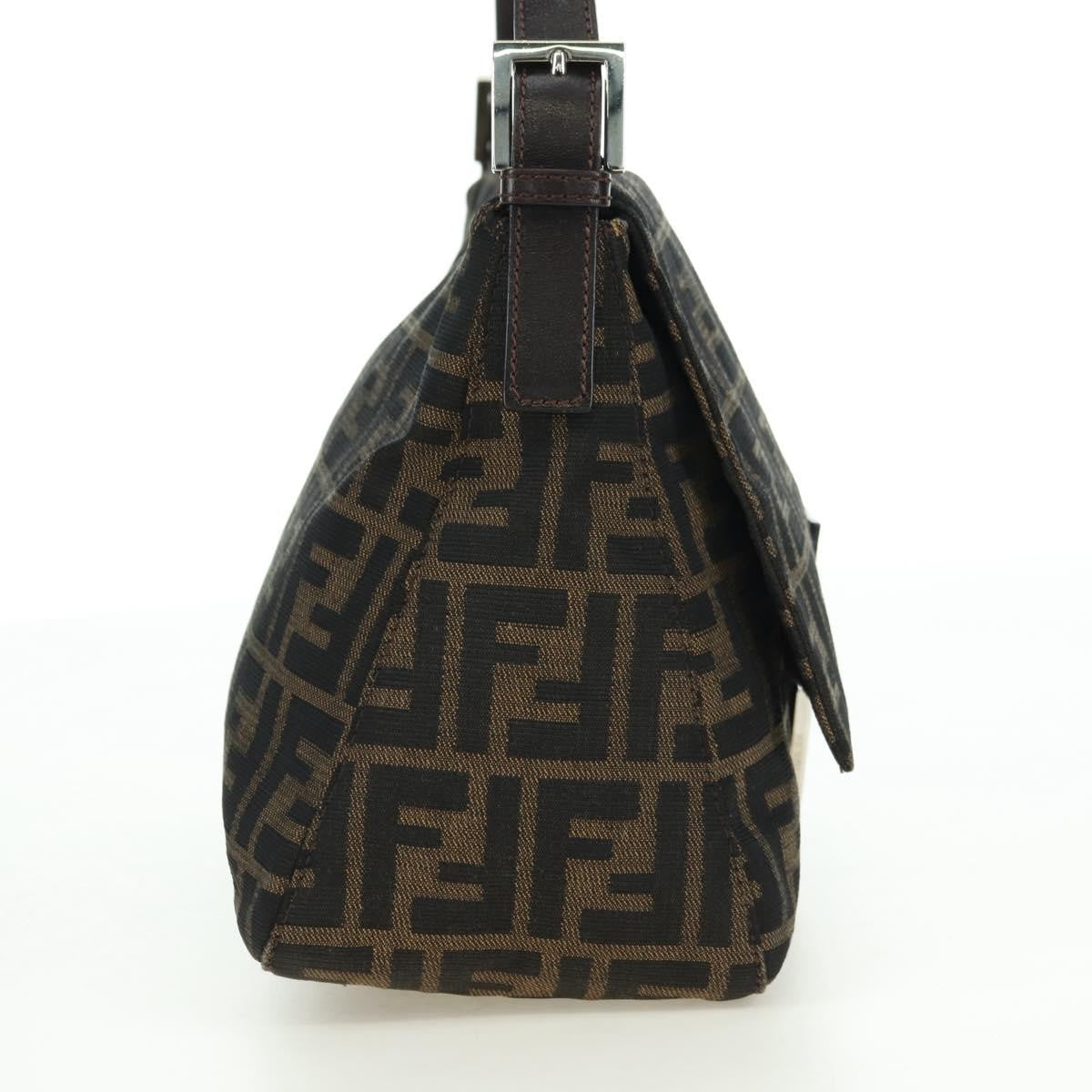 Fendi Mama Forever Zucca Canvas, Brown, Canvas, Handbag