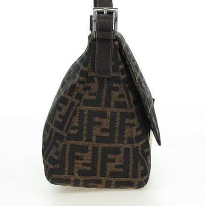 Fendi Mama Forever Zucca Canvas, Brown, Canvas, Handbag