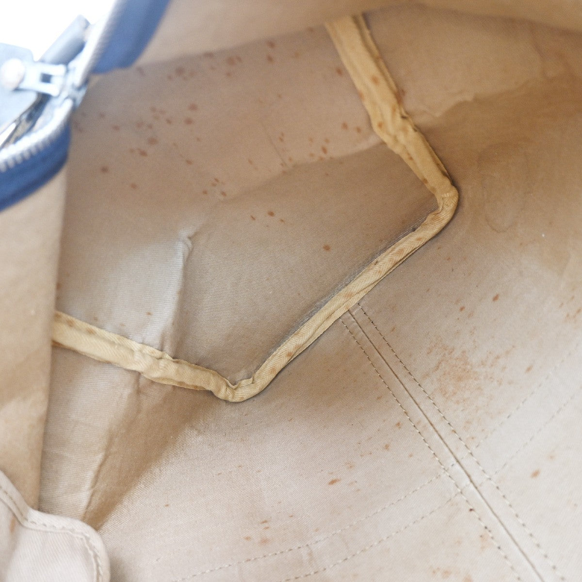 Christian Dior Vintage Trotter Boston Diorissimo Canvas, Navy, Canvas, Handbag