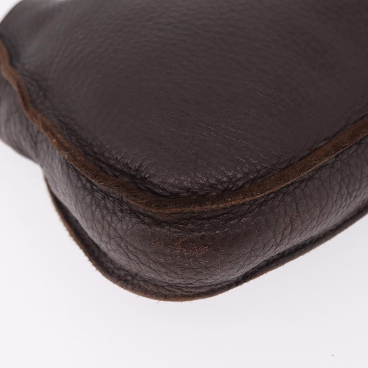 Bottega Veneta Shoulder Leather, Brown, Leather, Shoulder Bag