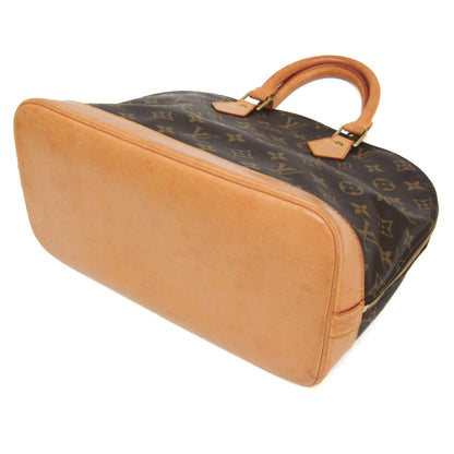 Louis Vuitton Alma Monogram, Brown, Canvas, Handbag