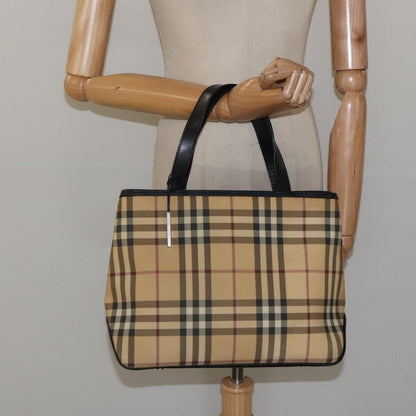 Burberry Nova Check Nova Check Canvas and leather, Beige, Canvas, Handbag