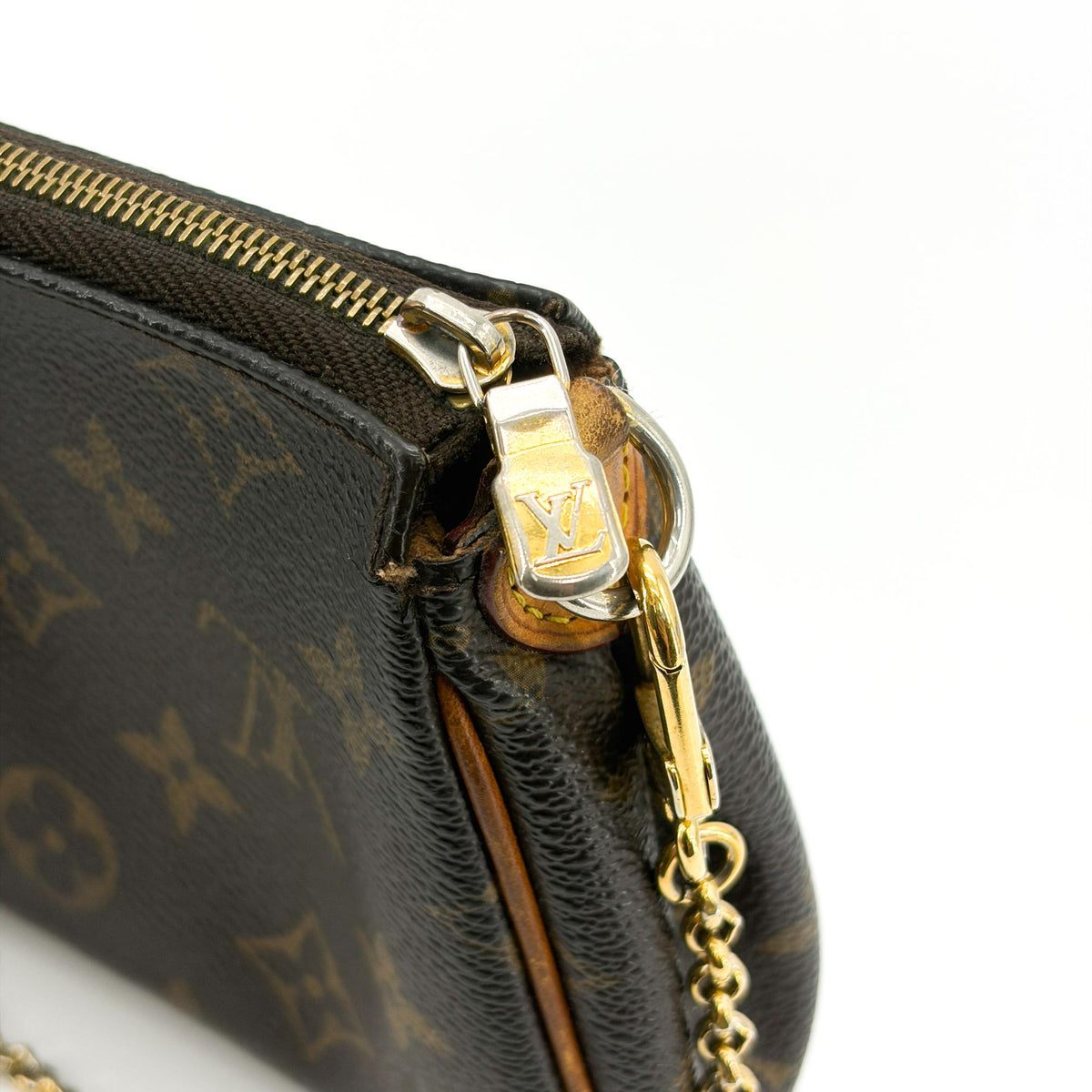 Louis Vuitton Eva Monogram Canvas, Brown, Canvas, Handbag