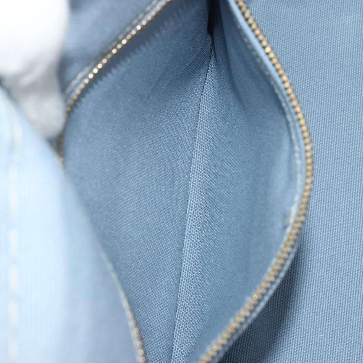 Prada Canapa Canvas, Blue, Canvas, Tote Bag