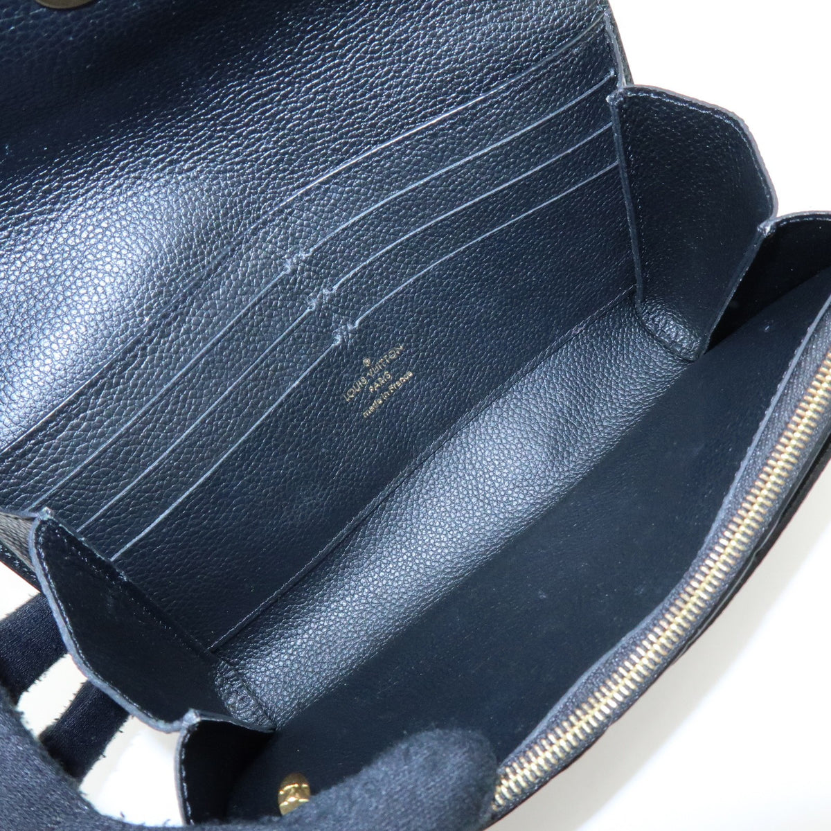 Louis Vuitton Vavin Chain Monogram Empreinte Leather, Black, Leather, Crossbody Bag
