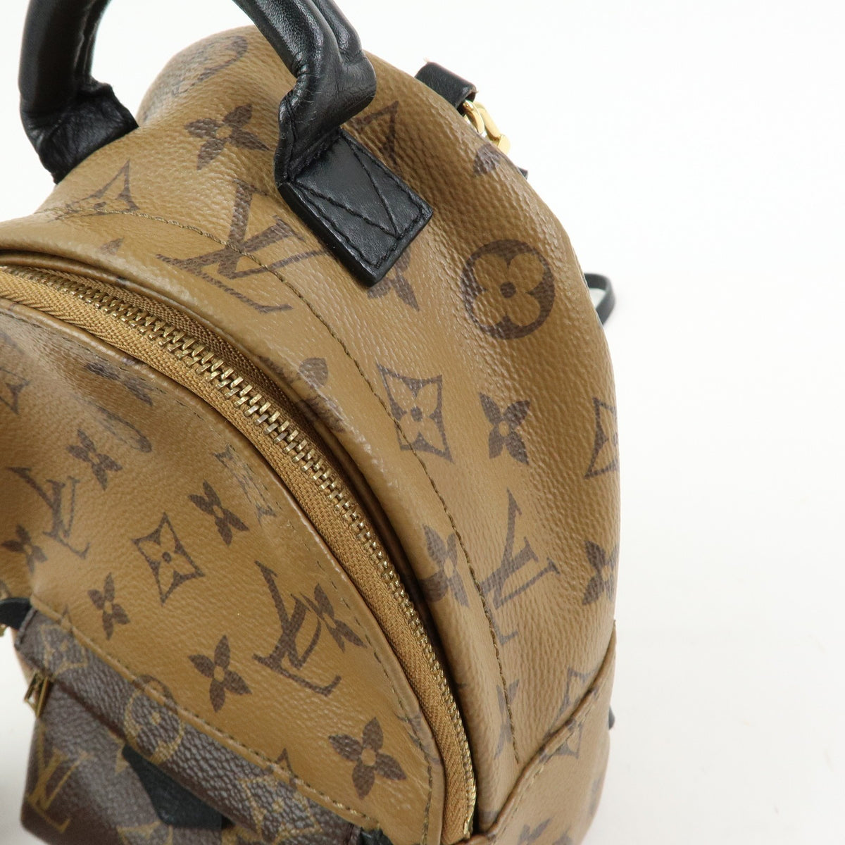 Louis Vuitton Palm Springs Reverse Monogram Canvas, Brown, Canvas, Backpack