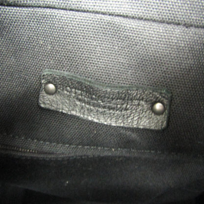 Bottega Veneta Drawstring Printed Canvas with Intrecciato Leather, Black, Canvas, Backpack