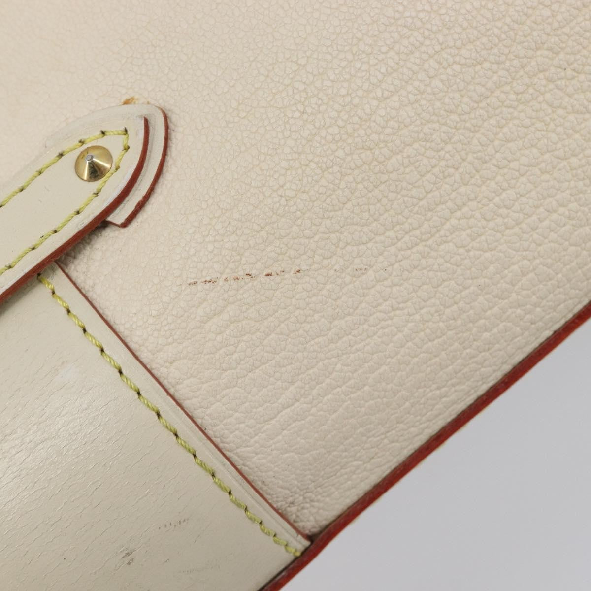 Louis Vuitton Suhali L'Ingenieux Leather, White, Leather, Handbag