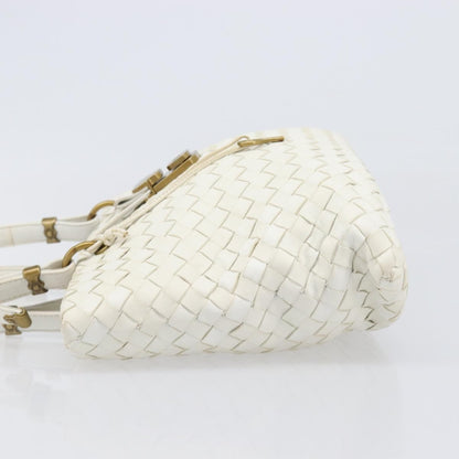 Bottega Veneta Capri Tote Intrecciato Nappa, White, Leather, Tote Bag