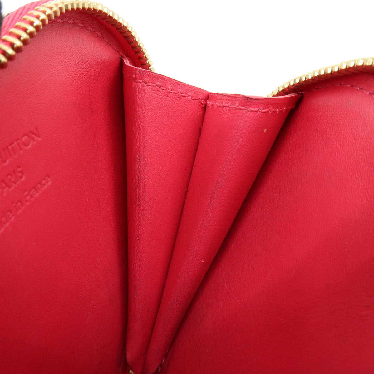 Louis Vuitton Heart Coin Purse Monogram Vernis, Pink, Patent Leather, Clutch