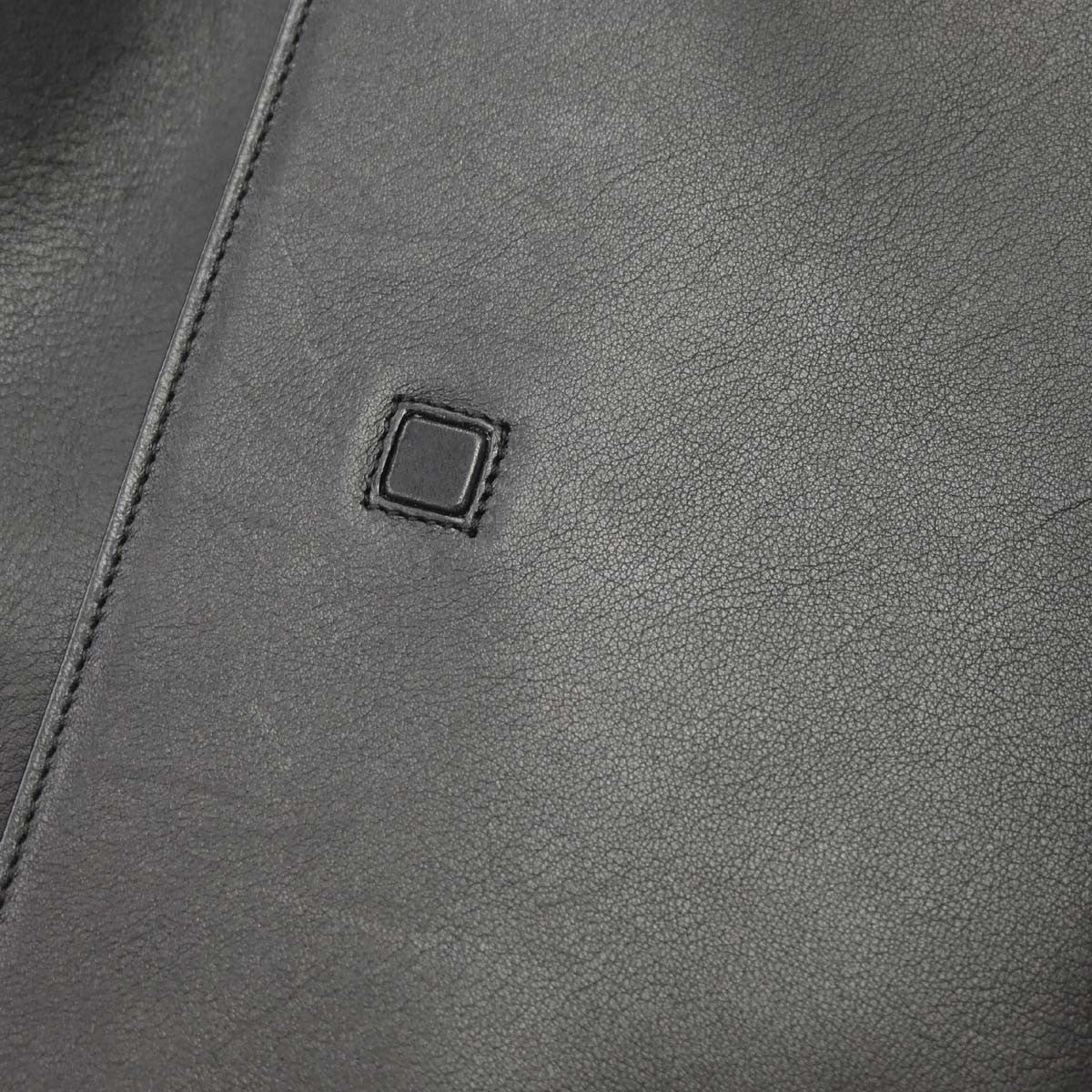 Cartier Cabochon Leather, Black, Leather, Handbag