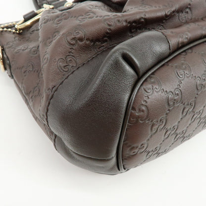 Gucci Sukey Top Handle Satchel Guccissima Leather, Brown, Leather, Handbag