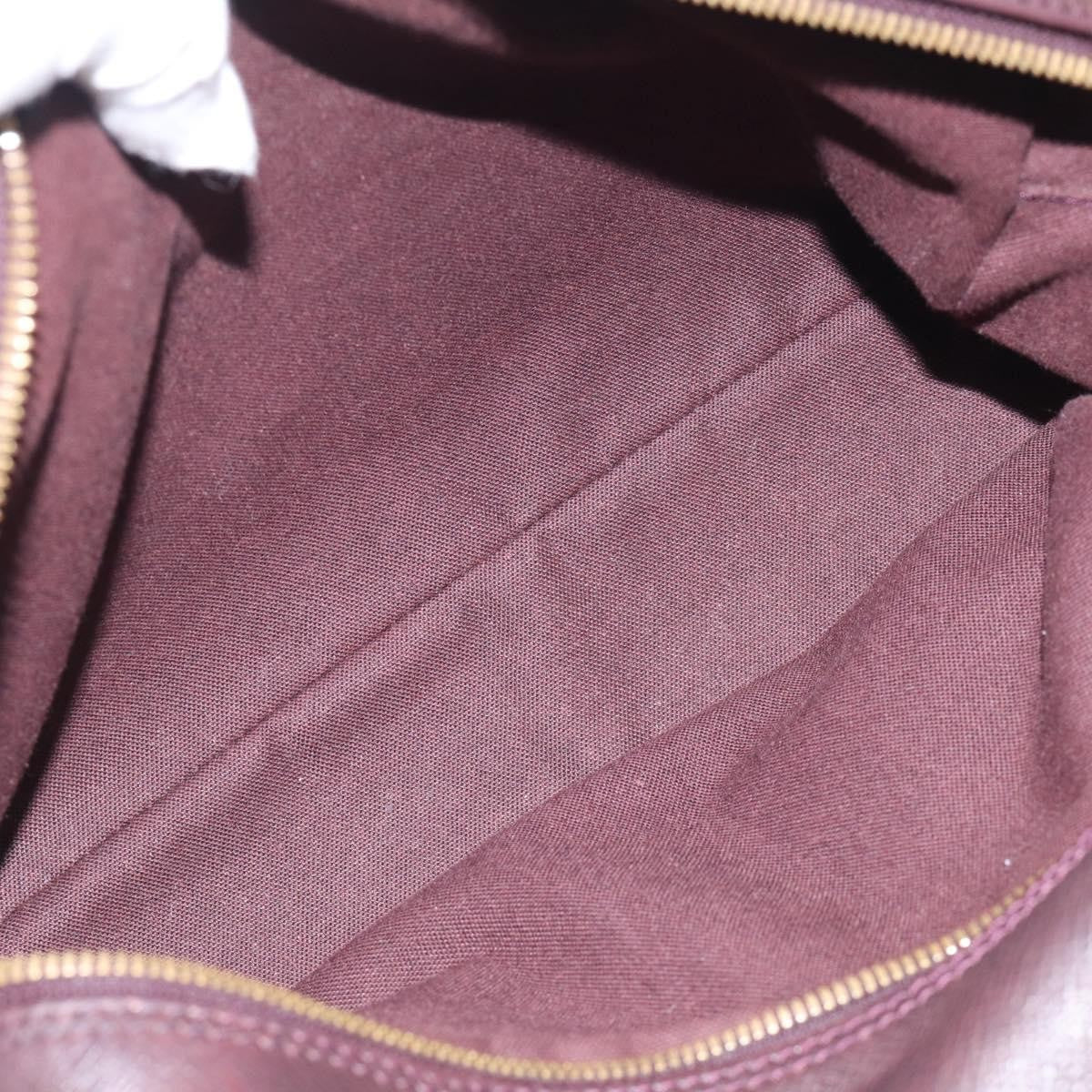 Louis Vuitton Reporter Taiga Leather, Burgundy, Leather, Shoulder Bag