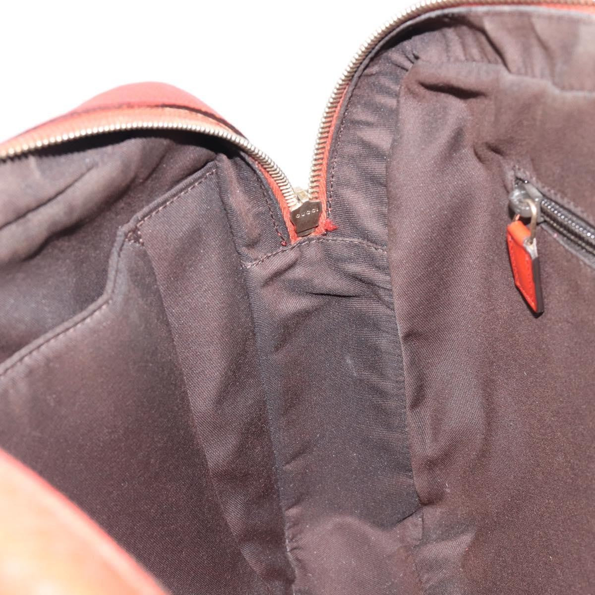 Gucci Bright Convertible Diamante Leather, Red, Leather, Briefcase