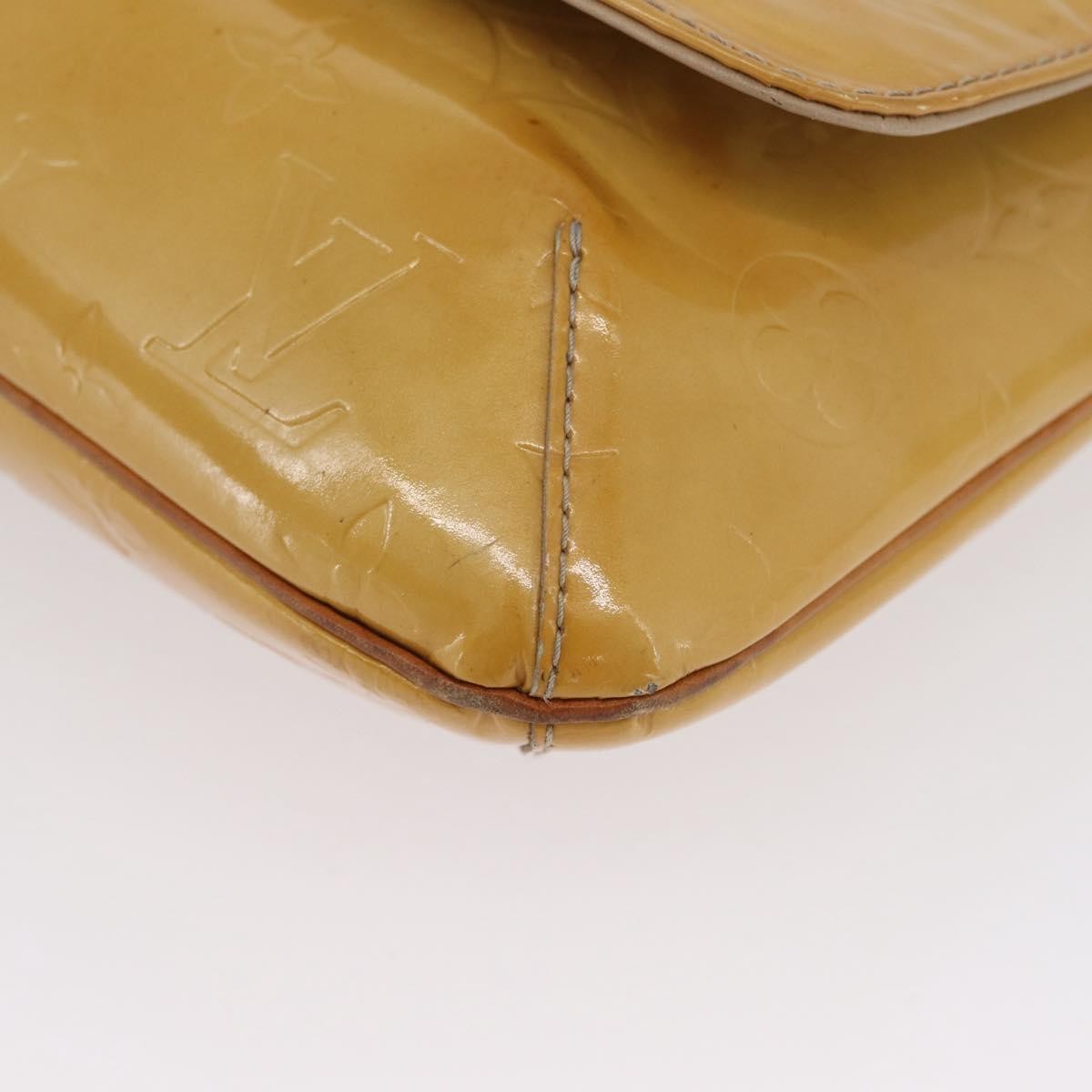 Louis Vuitton Thompson Street Monogram Vernis, Beige, Patent Leather, Shoulder Bag