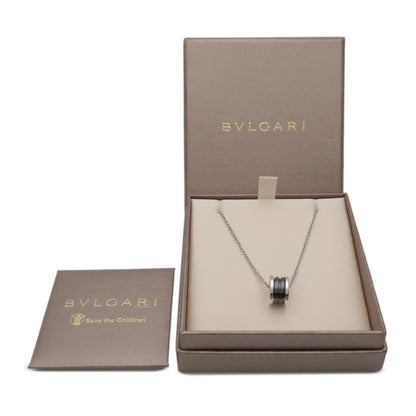 Bvlgari B.Zero1 Save the Children Pendant Sterling Silver with Ceramic, Silver, Sterling Silver, Necklace