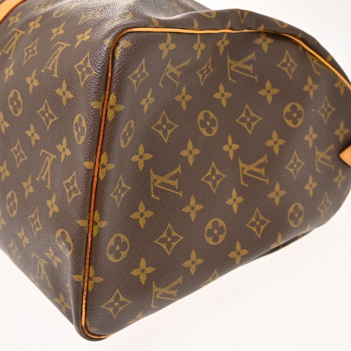 Louis Vuitton Keepall Canvas, Brown, Canvas, Travel Bag