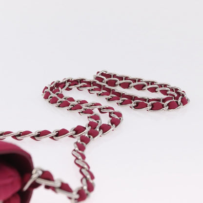 Prada Pushlock Chain Flap Quilted Tessuto, Pink, Nylon, Handbag