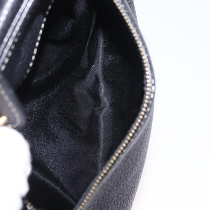 Bally Vintage Leather, Black, Leather, Tote Bag