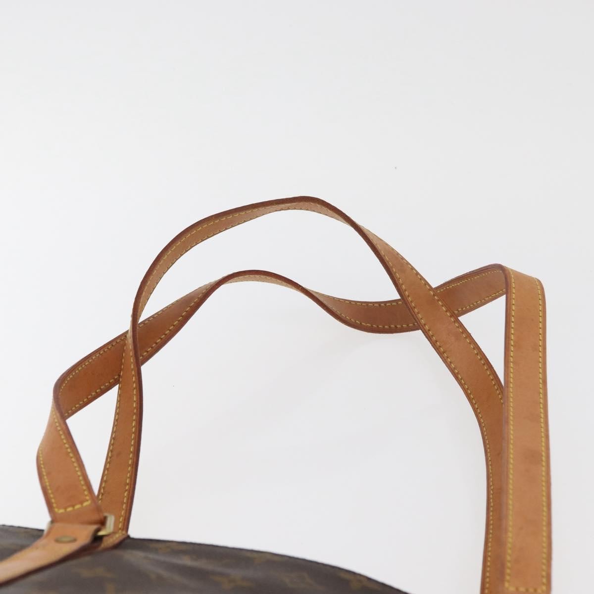 Louis Vuitton Shopping Sac Monogram Canvas, Brown, Canvas, Handbag