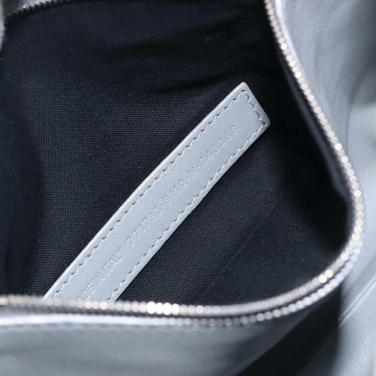 Balenciaga Mary Kate Sling Leather, Silver, Leather, Handbag