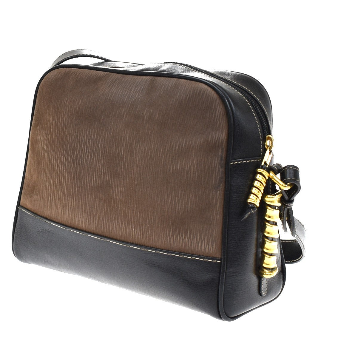 Loewe Velazquez shoulderbag Leather, Brown, Leather, Shoulder Bag