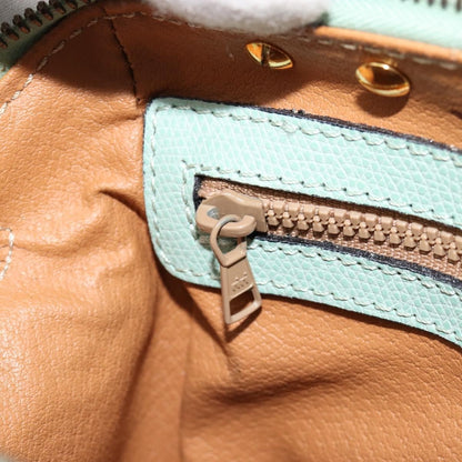 Celine Vintage Leather, Blue, Leather, Handbag