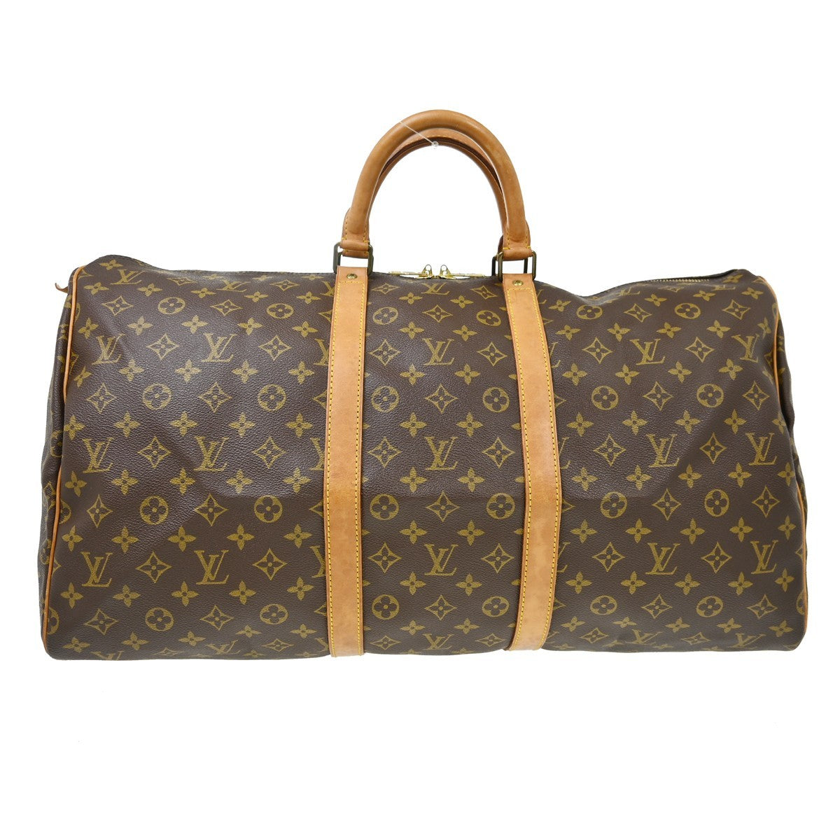 Louis Vuitton Keepall Monogram Canvas, Brown, Canvas, Travel Bag