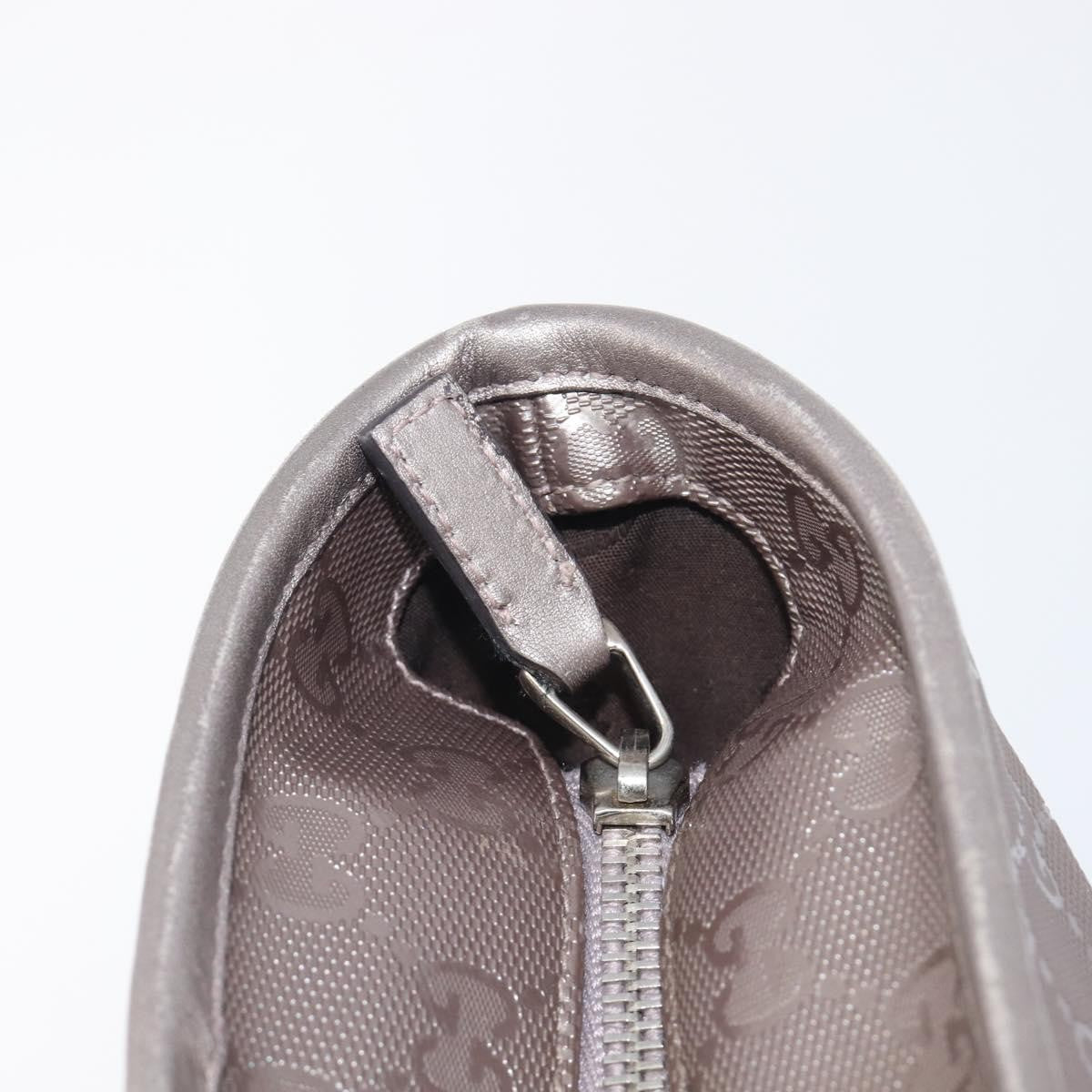 Gucci Tote GG Imprime, Silver, Canvas, Tote Bag
