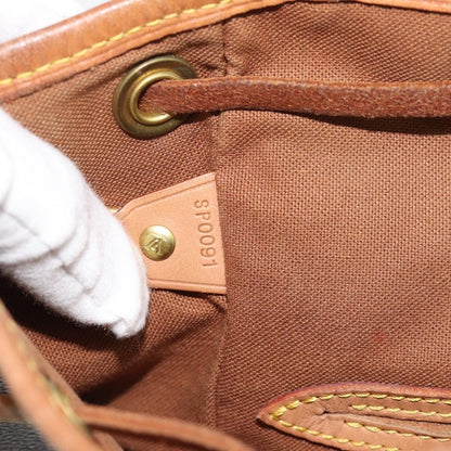 Louis Vuitton Vintage Montsouris Monogram Canvas, Brown, Canvas, Backpack