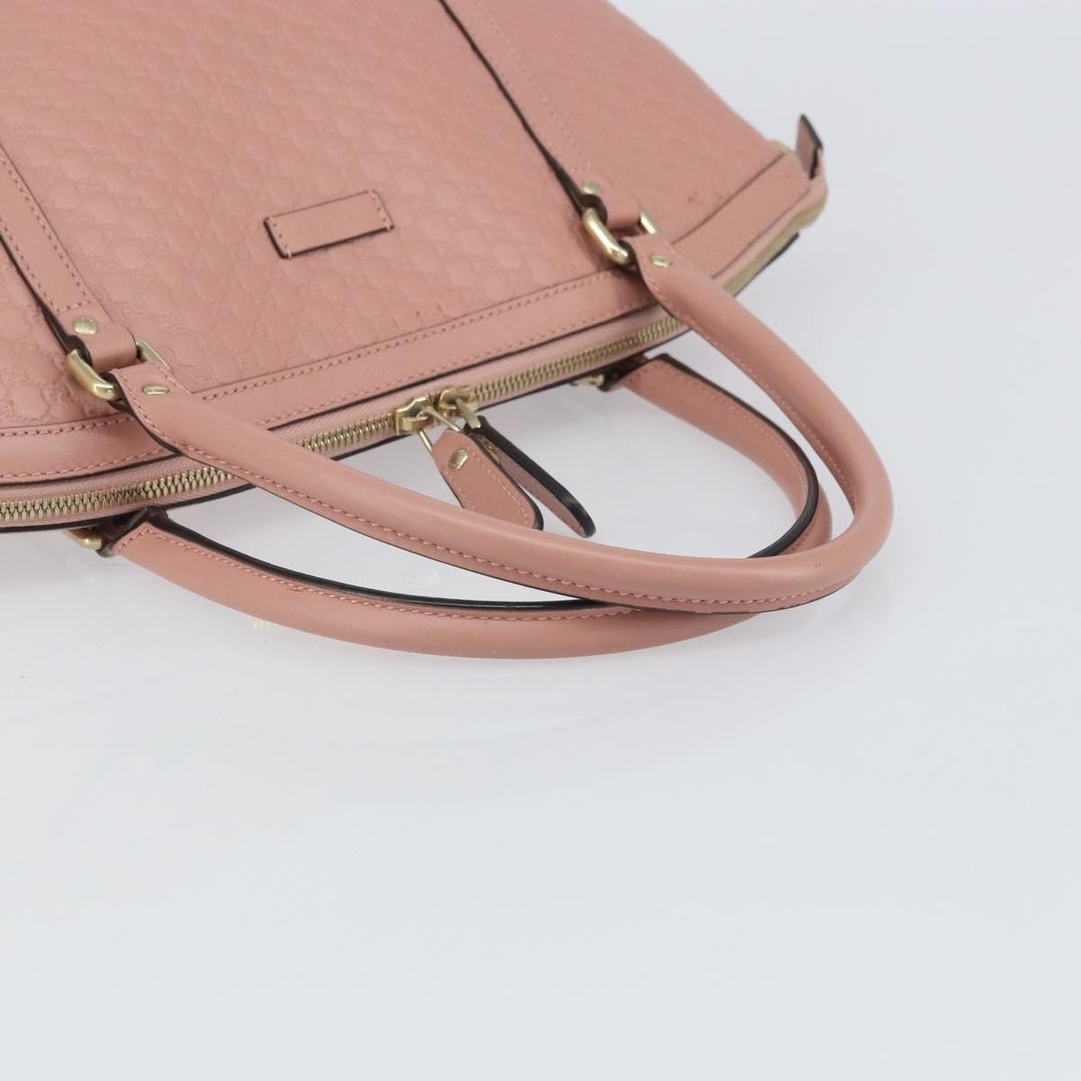 Gucci Britt Convertible Dome Satchel Microguccissima Leather, Pink, Leather, Tote Bag