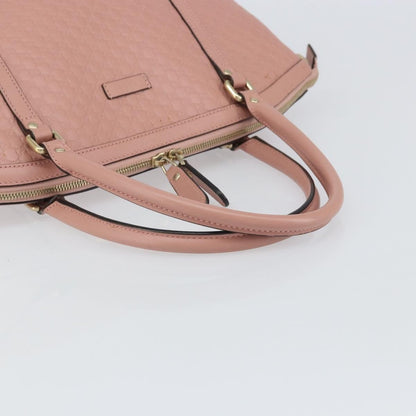 Gucci Britt Convertible Dome Satchel Microguccissima Leather, Pink, Leather, Tote Bag