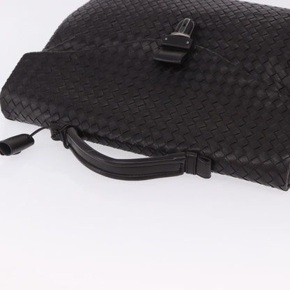 Bottega Veneta Envelope Intrecciato Nappa, Black, Leather, Briefcase
