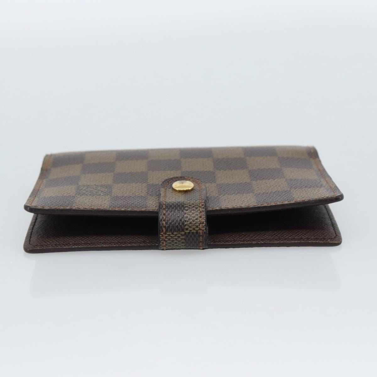 Louis Vuitton Ring Agenda Cover Damier, Brown, Canvas, Briefcase