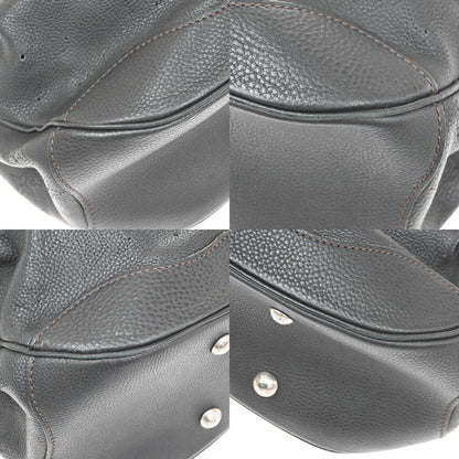 Louis Vuitton Solar Mahina Leather, Black, Leather, Handbag