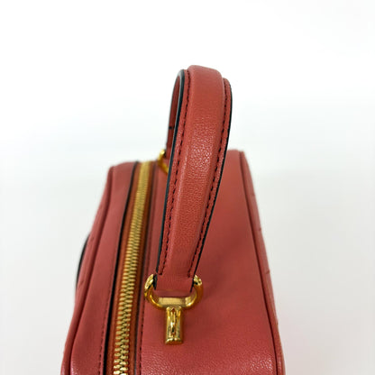 Gucci Blondie NM Top Handle Leather, Pink, Leather, Handbag