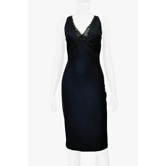 Roberto Cavalli Bodycon Dress Small Black