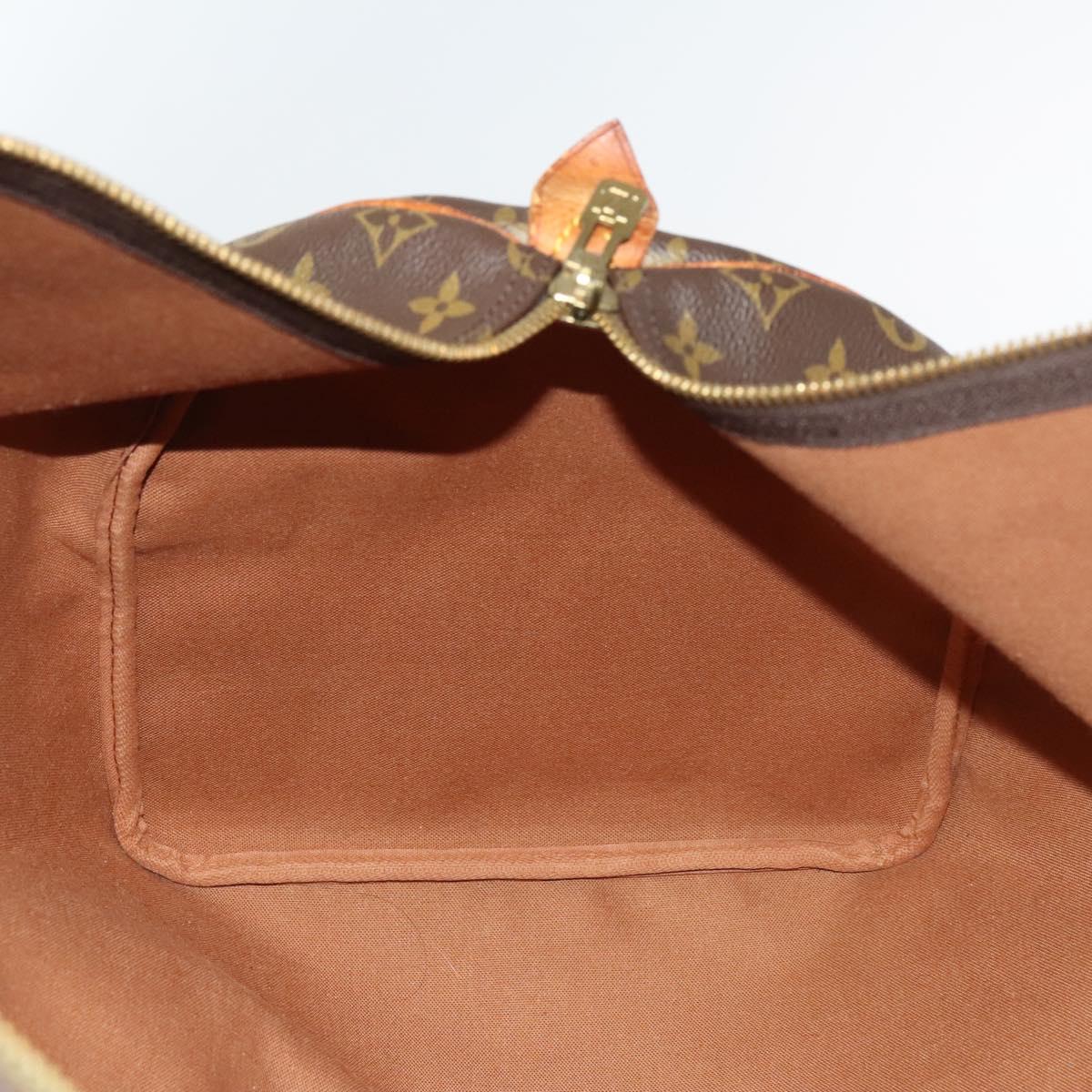 Louis Vuitton Keepall Bag Monogram Canvas, BROWN, CANVAS, Travel bag